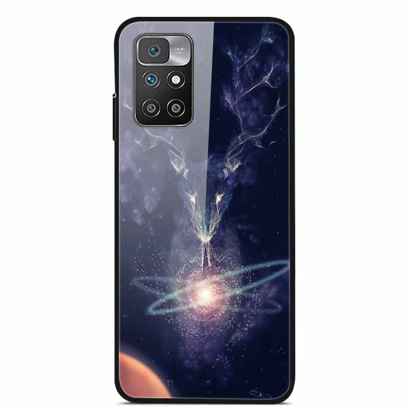 For Redmi Note 10 Pro Cases Note10T Tempered Glass Hard Back Cover for Xiaomi Redmi Note 10 5G / Note 10T Phone Case Capa Fundas