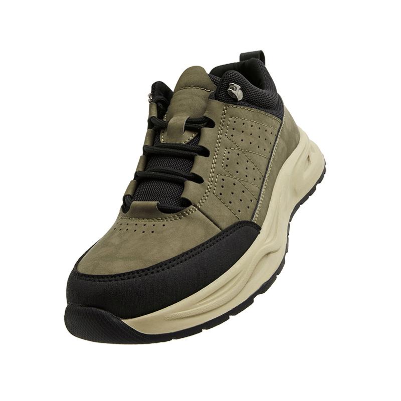 Fashion Genuine Leather Comfort Outdoor Mens Hiking Shoes Fashion Soft Classic Driving Footwear Non-slip Walking Shoes Casual Sneakers