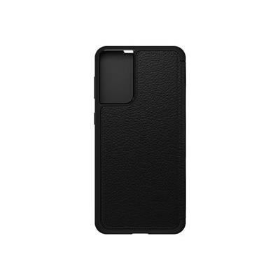Étui à rabat pour téléphone - otter products - otterbox strada - cuir - polycarbonate - noir ombré