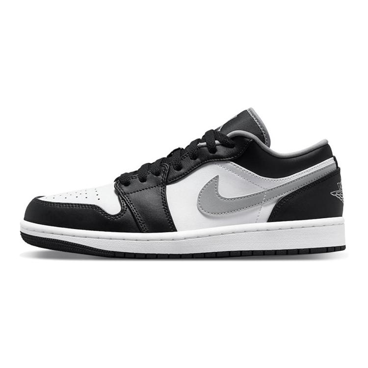 Jordan Air Jordan 1 Low Vintage Basketball Shoes Unisex Black White Gray 553558-040(Team47-AJ)