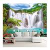 Mystic Forest 3D Wallpaper Waterfall Scenery Wall Mural Living Room TV Sofa Restaurant Background Home Decor Wall Murals