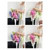 Artificial Wistaria with Green Leaves UV Resistant Fake Flower Decoration Indoor Outdoor Home Wedding Party Faux Flower Decor