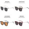 Uv400 Square Sunglasses For Driving With Pc Lenses And Metal Frame For Fashion Enthusiasts