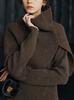 Versatile Wool Turtleneck Shawl Scarf