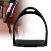 Colorful Horse Riding Stirrup Anti rust Lightweight Equestrian Aluminum Stirrup (black)