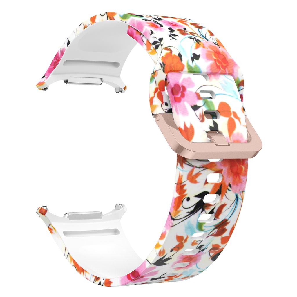 Printing Silicone Strap for Samsung Galaxy Watch 8 40mm 44mm/8 Classic 46mm Men Women Silicone Sport Strap For Galaxy Watch7 Ultra 47mm 2025 Wristband