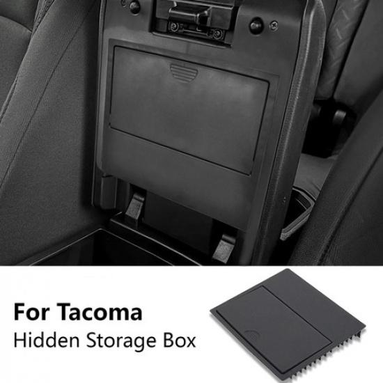 Hidden Center Console Armrest Storage Organizer Box For Toyota Tacoma 2024-2025