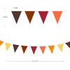 32Ft Fall Banner Decorations Triangle Flag Fabric Pennant Garland Bunting for Happy Fall Decor Thanksgiving Day Harvest Autumn Wedding Birthday Party