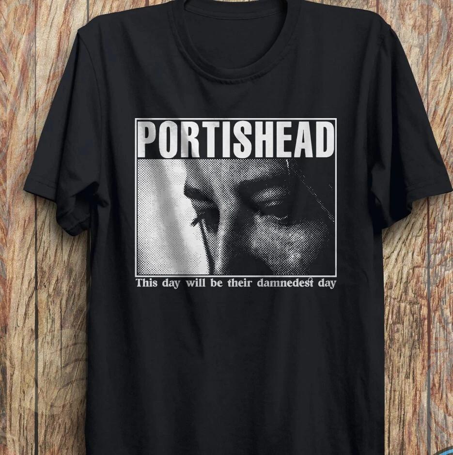 Portishead Band 1997 Tour Heavy Cotton Black S-5XL T Shirt TT691 Unisex T-Shirt XXXXL
