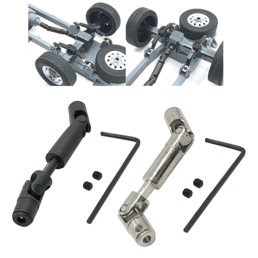 Upgrade Parts Metal Drive Shaft for WPL 1/16 4WD Truck RC Car Upgrade