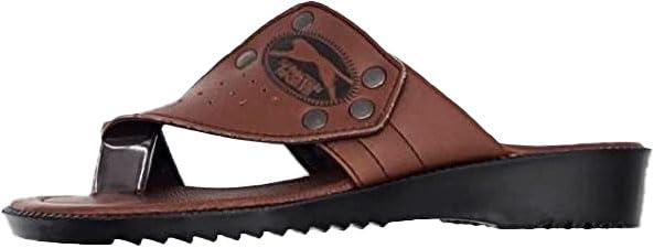 [YAMATOHEP] Hep Sandals Men's Comfort Sandals with Thongs, Perfect for Outdoor Wear (Brown, Japanese Shoe Sizes, Adult, Alphabet, M)