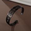 SEUSUK Adjustable Celtic Witch Knot Bracelet - 304 Stainless Steel Open Bangle Knot Amulet Jewelry
