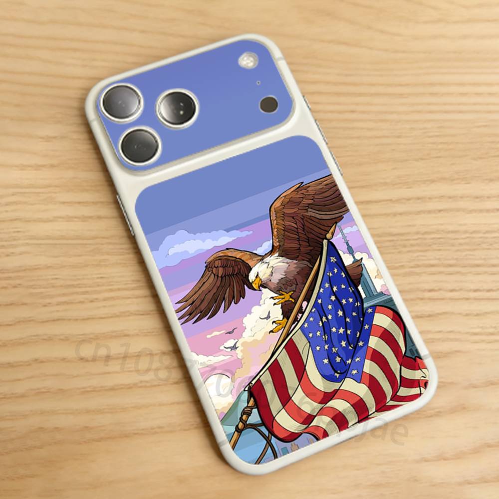 

Independence Day For iPhone 17Pro/ProMax Battry Back Cover with Camera Decal Skin Rear Protective Sticker Film iPhone17pro