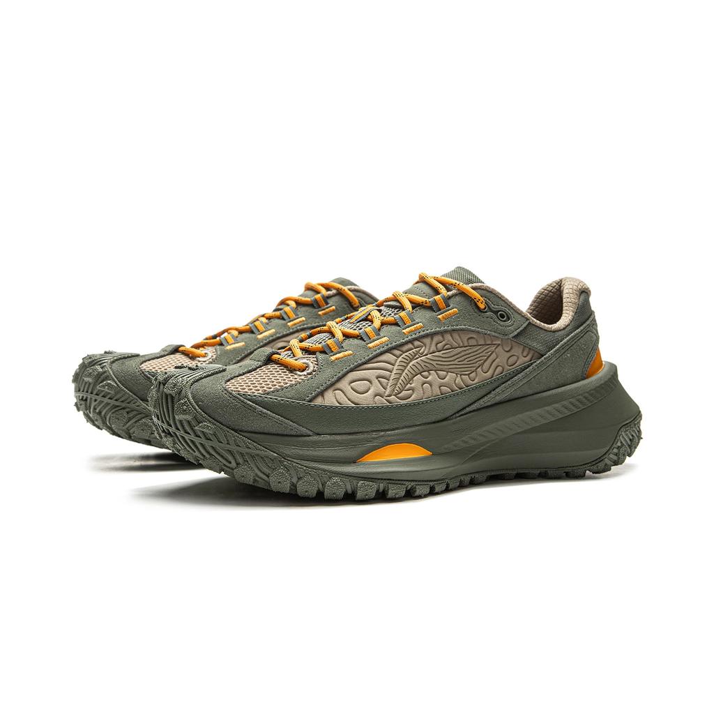 Li Ning Youxia Trendy Sports Casual Breathable Durable Low-Top Lifestyle Shoes Unisex sneaker Luo-Yan-Green AZGV175-4