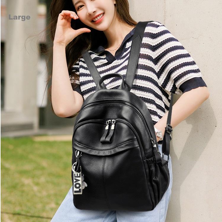 Genuine Leather Backpack for Women
