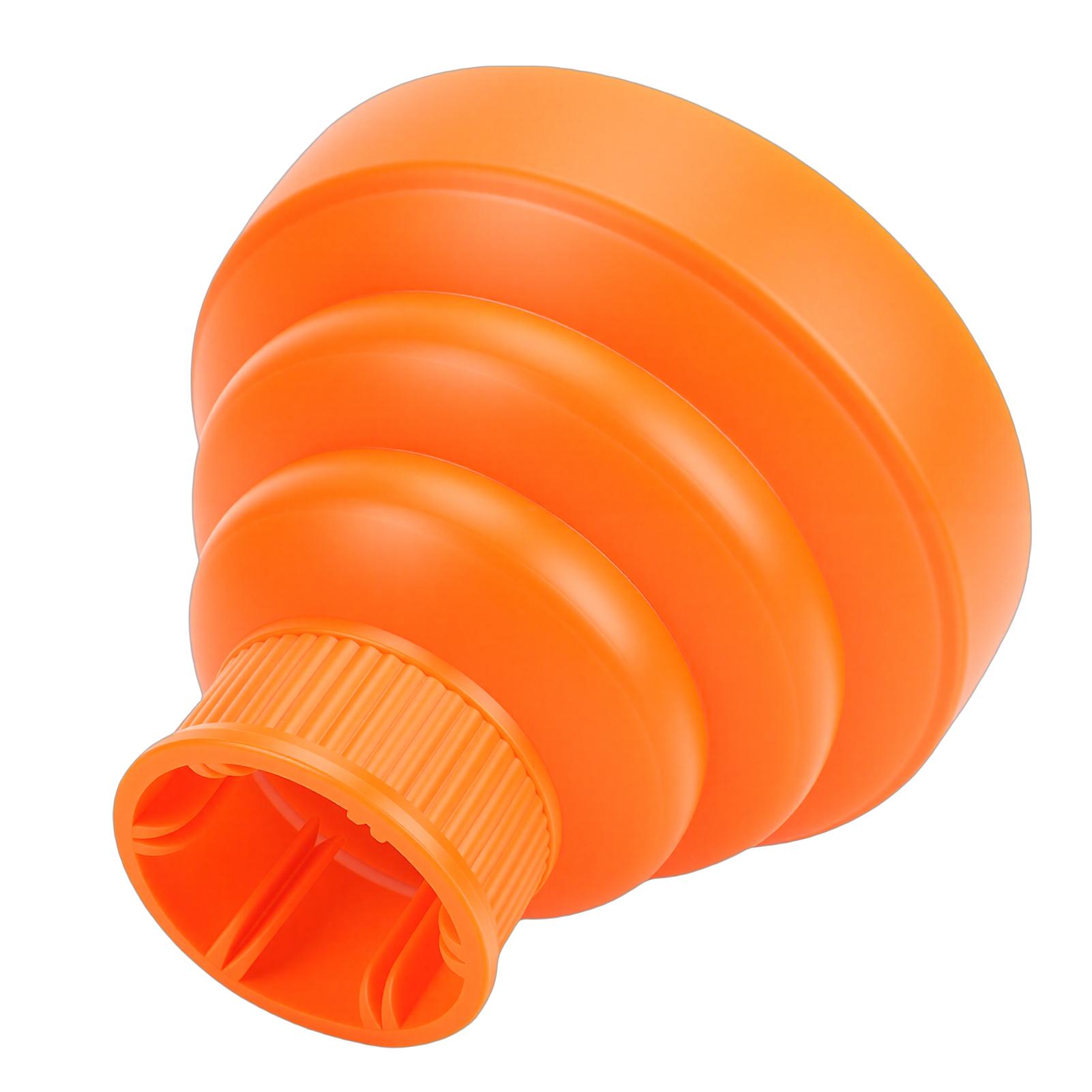 

Hair Dryer Diffuser Attachment Silicone Foldable Blow Dryer Diffuser for Curly Hair Orange