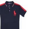 Polo Ralph Lauren Color Block Logo Big Pony Ricamato Cotone Manica Corta Polo Uomo top 710779085-001