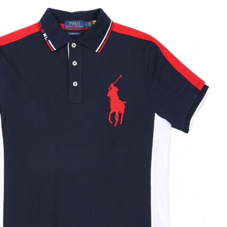 Polo Ralph Lauren Color Block Logo Big Pony Ricamato Cotone Manica Corta Polo Uomo top 710779085-001