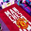 Manchester United F.C Print Rug, Washable Floor Carpet, For Entryway Dorm Laundry Room Office Study, Home Decor Birthday Christmas Gift