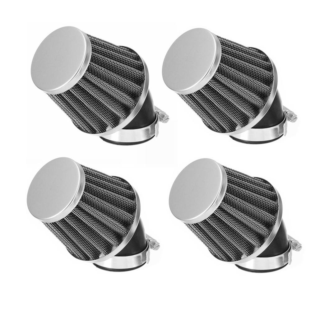 4 Pcs New Universal ATV 42mm Mushroom Head Air Filter For 50cc 110cc 125cc 140cc