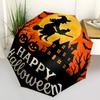 1pc Witch Halloween Party Fashionable Automatic Opening/Closing Folding Umbrella with 8 Bones, Windproof Portable, Daily Use189