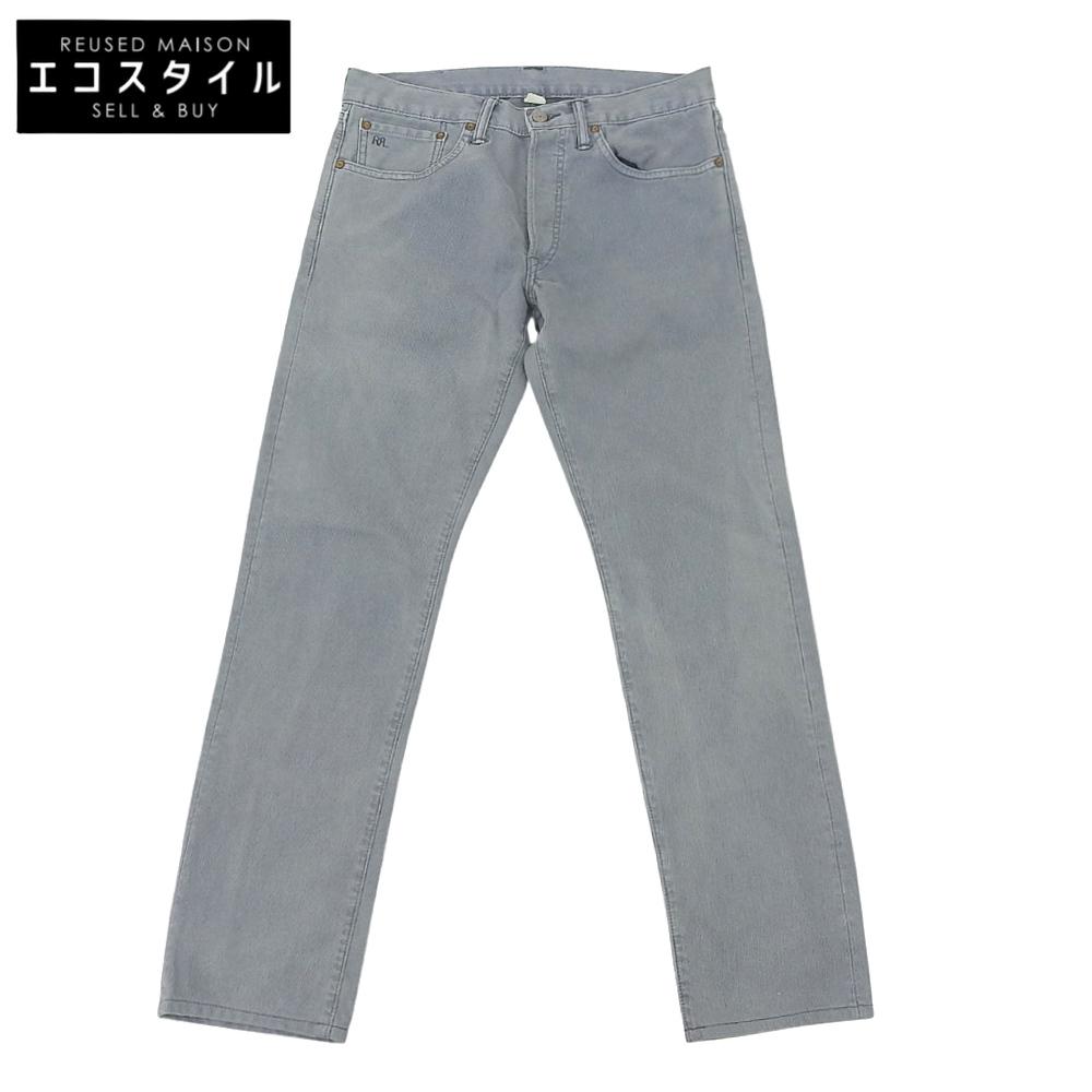 RRL Bedford Men's Corduroy Straight Pants, Blue, Size 32/30 Bottoms 32/30 blueUsed