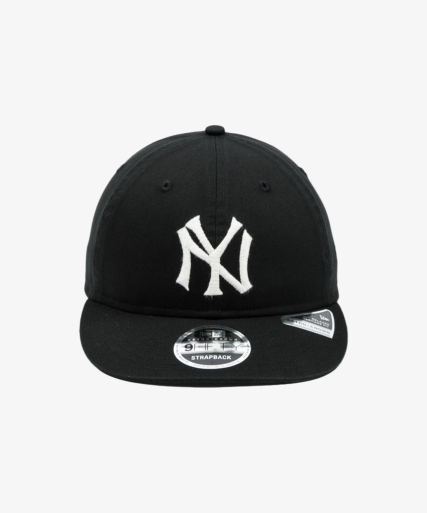 New Era Mlb Cooperstown New York Yankees Retro Crown Strapback Black