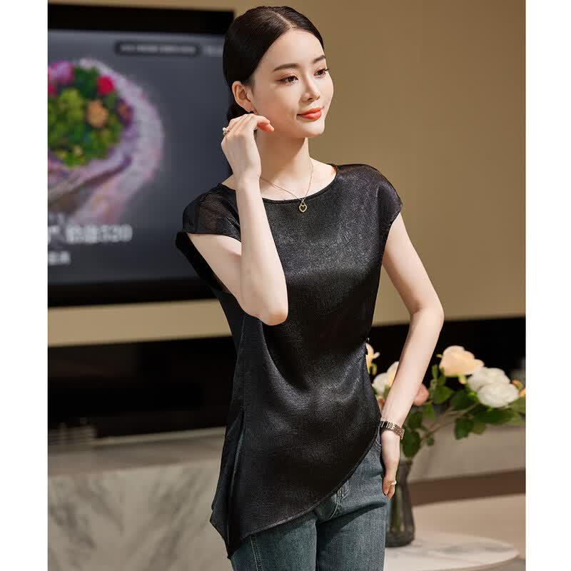 Elegant Sleeveless Women s Summer Blouse M