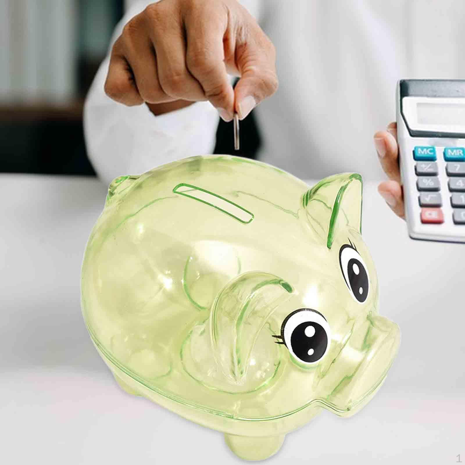 

Очаровательная копилка для экономии денег, идеальный подарок для всех возрастов зелёный