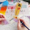 1 Set Acrylic Bookmarks Paper Bookmarks DIY Blank Bookmarks with Colourful Tassels Craft Bookmarks Aesthetic Bookmarks