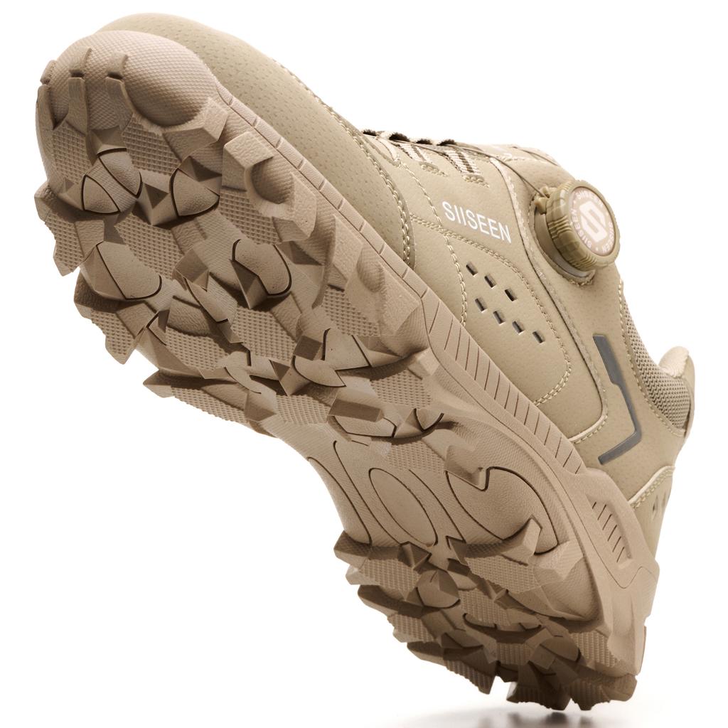 Men's Steel Head Safety Shoes Puncture And Smash Resistant Lightweight Sole Breathable Upper for Outdoor Workshop Work Shoes