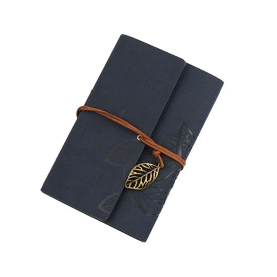 A6 Loose-leaf Notebook Vintage Faux Leather Journal A5 A7 6 Ring Loose-Leaf Refillable Small