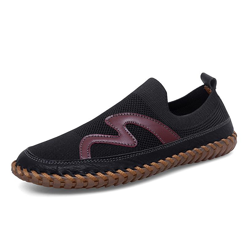 Fashion Breathable Men Slip-On Loafers 2025 Men's Breathable Mesh Sneakers Lightweight Walking Shoes Fashion Casual Sports Shoes for Men