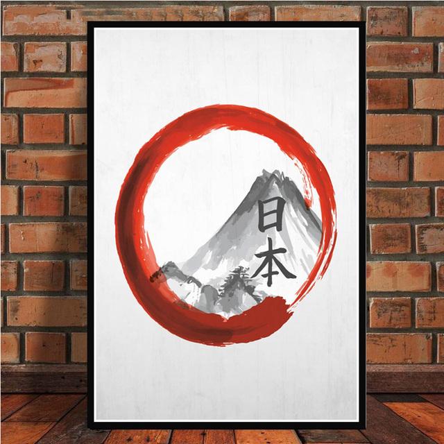 Japan Samurai Anime Poster Abstract Wall Art Bushido Canvas Painting Japanese Warriors Portrait Picture Print Home Wall Decor No Frame
