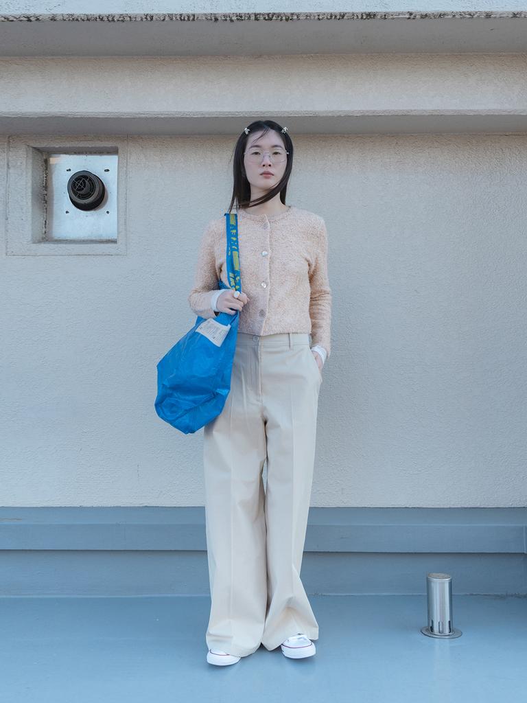 Reply Cotton Blend Wide Pants