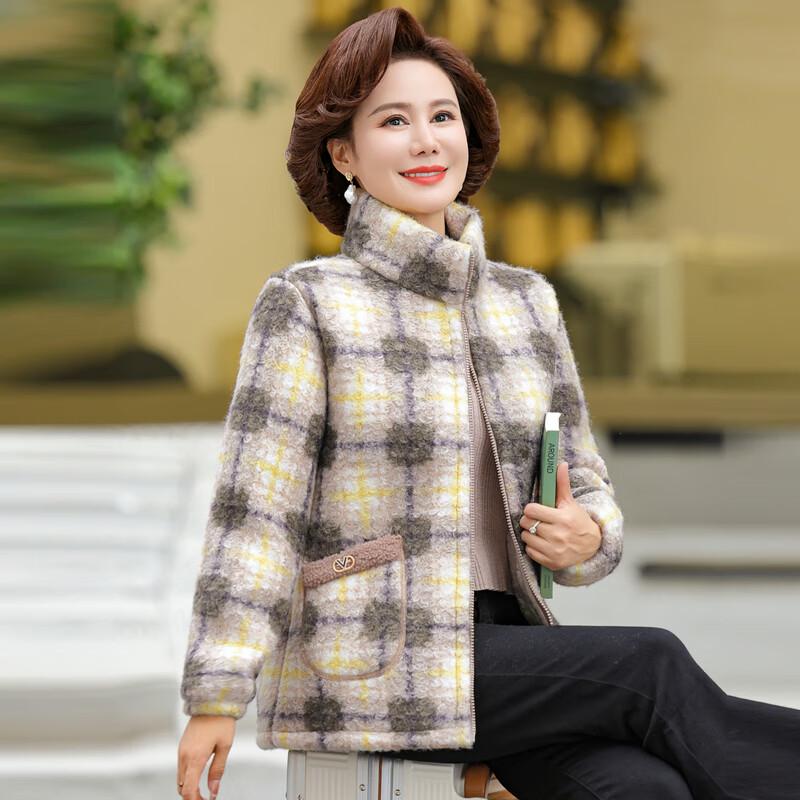 2025 New Autumn/Winter Cotton Padded Jacket for Middle-Aged Moms