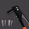 2/3pcs Pneumatic Rivet Gun Claw Piece Manual Single Double Handle Riveting Tool High Strength Resistant Replacement
