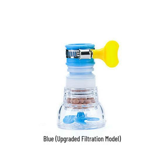 Universal Splash-Proof Kitchen Faucet Extender & Water Purifier