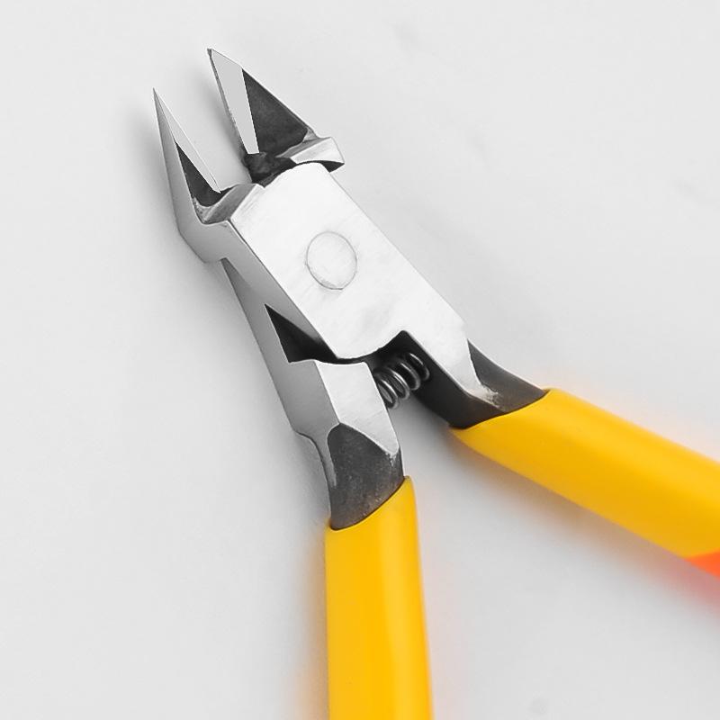 2pcs Carbon Steel Precision Cutter Pliers Professional Sharp Nipper Diagonal Snips for Model Assembly Home Use Cutting Tools
