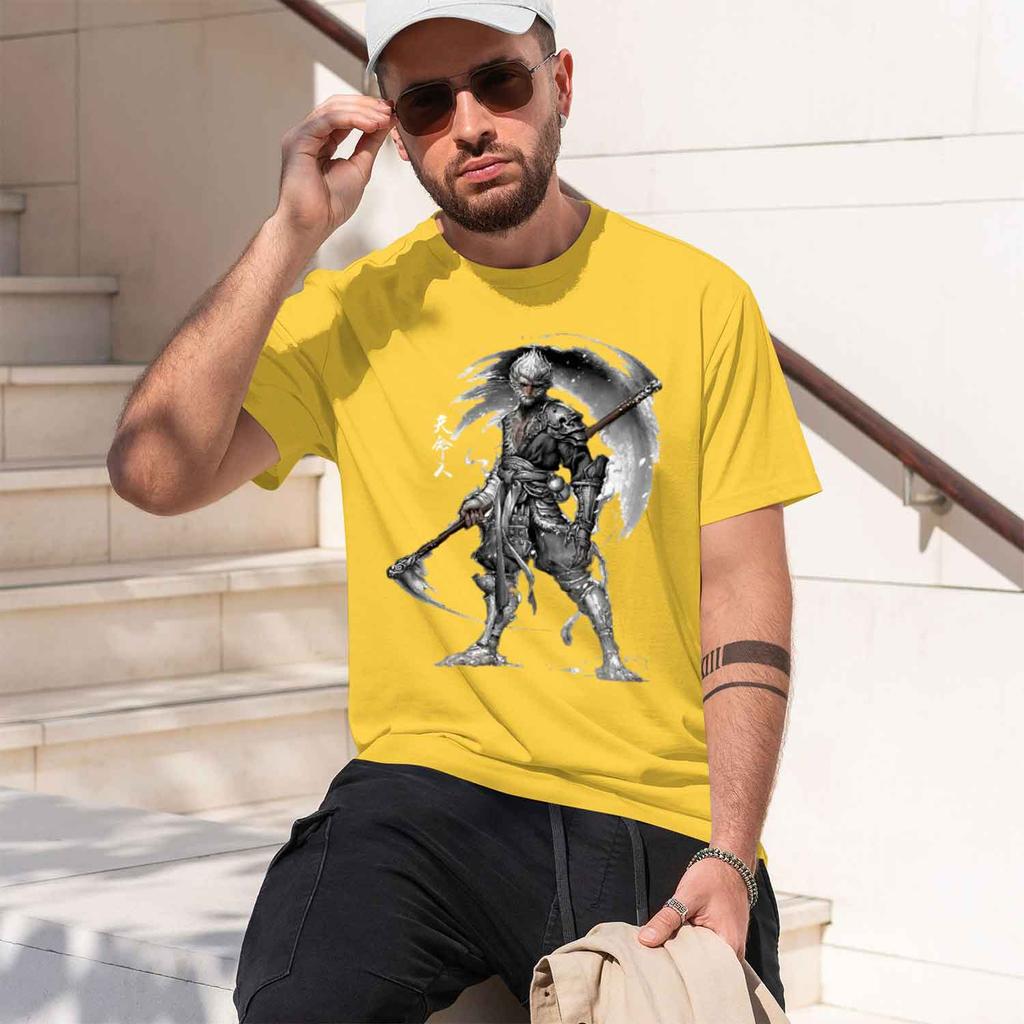 2026 New Model New Game Myth Wukong Print T Shirt Unisex Unisex Short Sleeve Tops Tees Summer Fashion Loose Casual Tshirt