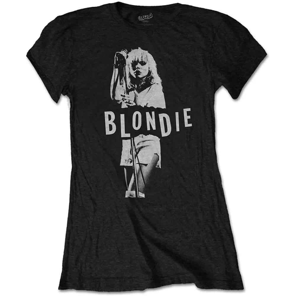 Blondie Ladies T-Shirt: Mic. Stand (XXXX-Large) 4XL