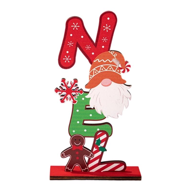 

User Friendly Wooden Holiday Rudolph And Gingerbreads Man Ornaments With Finish Safe For Kids Pet чёрный