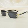 Frameless Square Fashion Sunglasses Ideal for Gifts Suitable for Beautiful Birthday Gifts Perfect for Decoration ladies Men