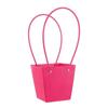 1pcs New Colored Waterproof Kraft Paper Handbag Handheld Gift Snack Bouquet Handbags Festival Flower Gift Packaging Handbag