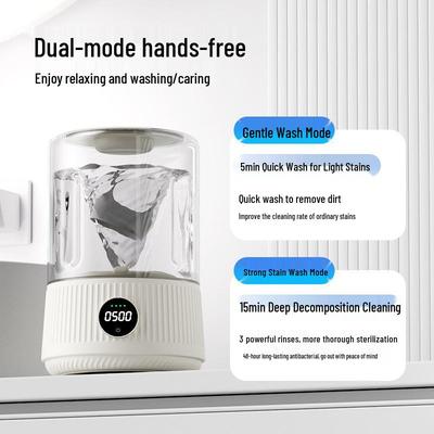 Portable Mini Washing Machine & Water Dispenser for Underwear and Socks
