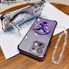 Mirror Glitter Butterfly Crystal Bracelet Case For Xiaomi 17 Pro Max 15T Pro 13T 14T Pro 15 17 Ultra Shockproof Silicone Cover