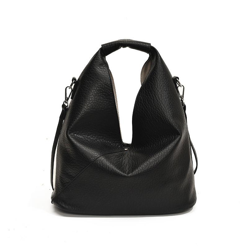 Ielgy Genuine Leather Texture Fashion Handbag Underarm Messenger Bag Portable Tote Bag Commuter