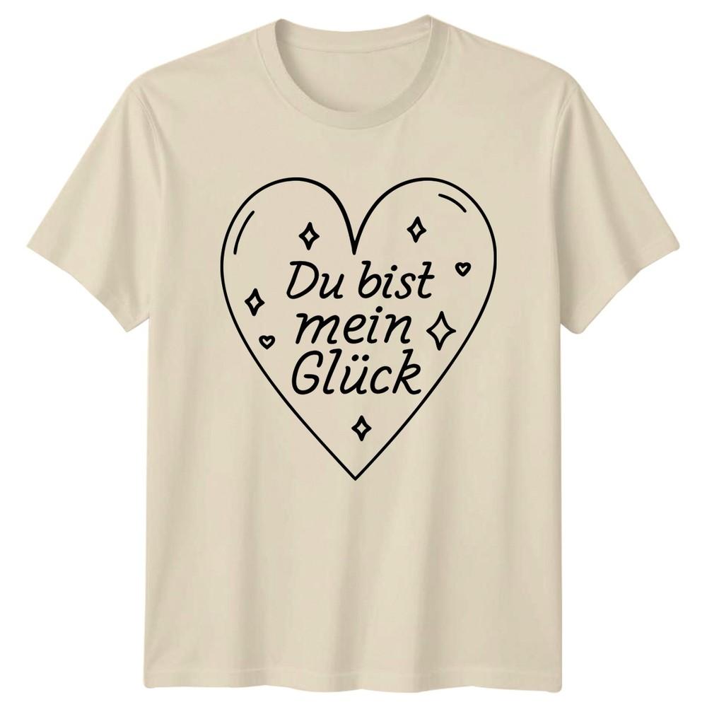 Du Bist Mein Gluck TShirt RoUnisexce Gift For Him And Her