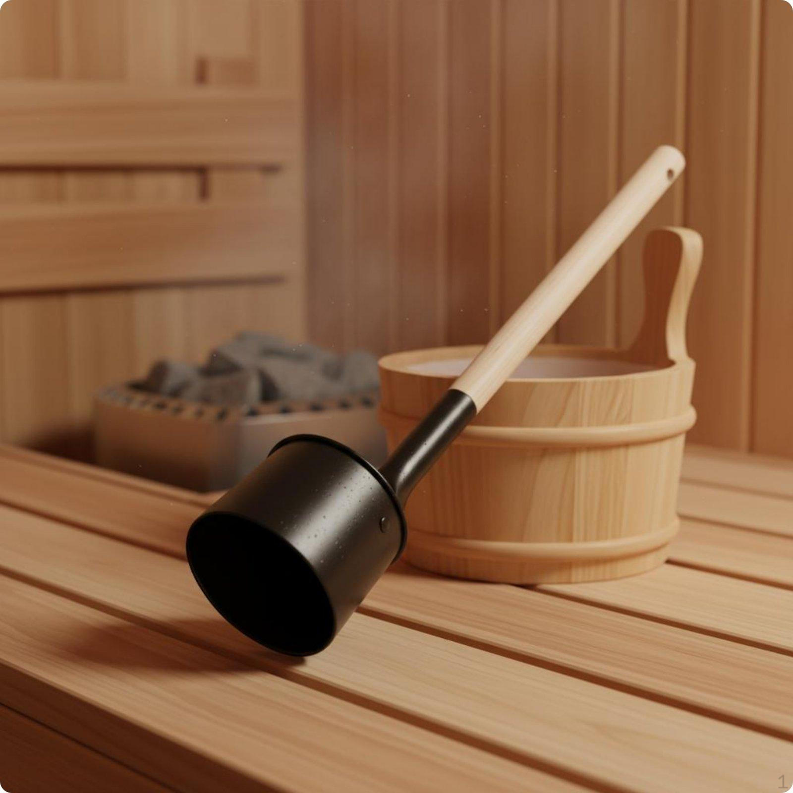 Aluminum Sauna Ladle Matte Finish Water ScratchResistant Household Item for Spa