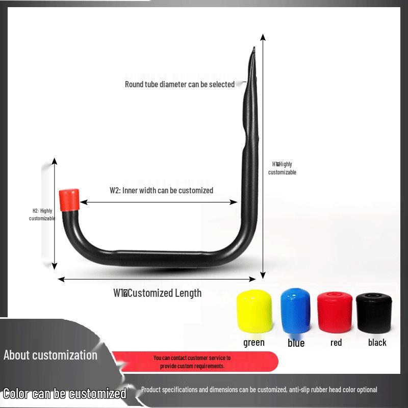 Robuster Metall-Fahrradhaken für die Aufbewahrung und Organisation in der Garage